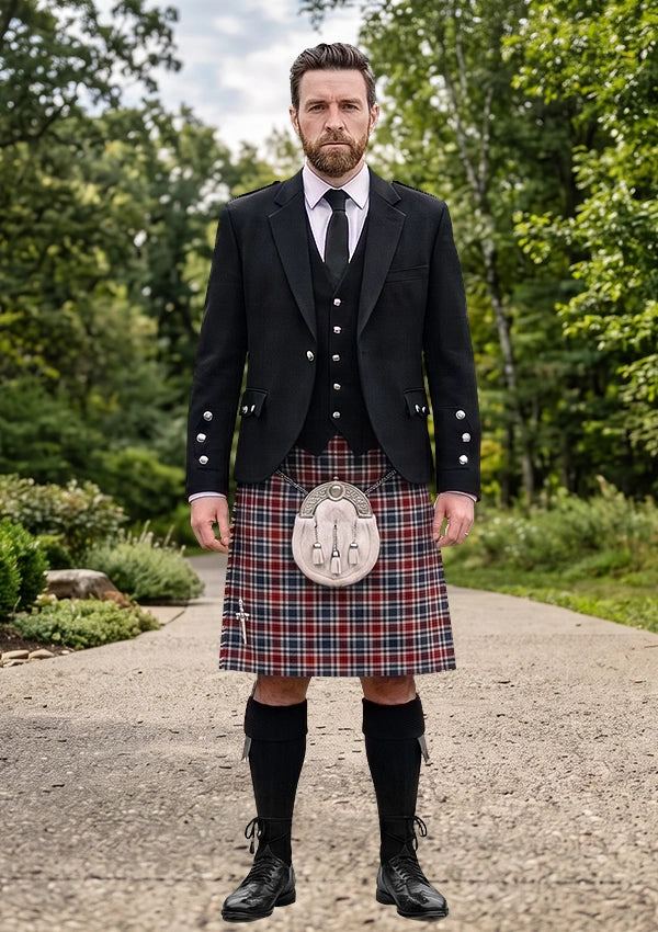 Traditional_Border_Bell_Tartan_370_Kilt_and_Argyle_Jacket_Kilt_Outfit_front_image