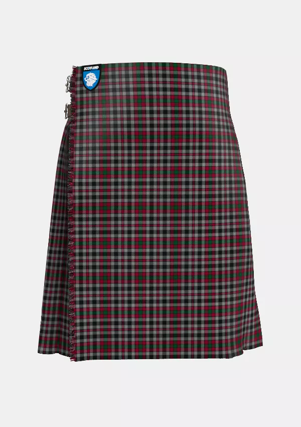 Traditional_Borthwick_Tartan_816_kilt_front_image_with_pleated_design_and_adjustable_buckles_for_men