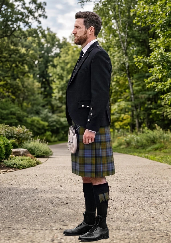Traditional_Bowie_Lochcarron_Tartan_435_Kilt_and_Argyle_Jacket_Kilt_Outfit_left_image