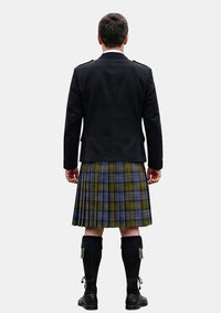 Traditional_Bowie_Lochcarron_Tartan_435_Kilt_and_Argyle_Jacket_Kilt_Outfits_back_image