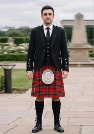 Traditional_Bradley_University_Tartan_11312_Kilt_and_Argyle_Jacket_Kilt_Outfit_front_image
