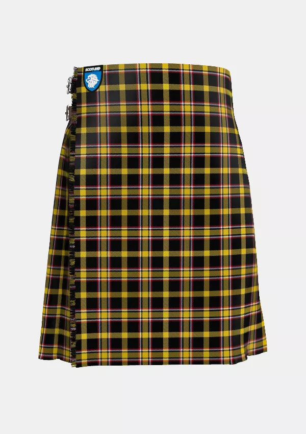 Traditional_Brady_George_and_Family_Tartan_13737_kilt_front_image_with_pleated_design_and_adjustable_buckles_for_men