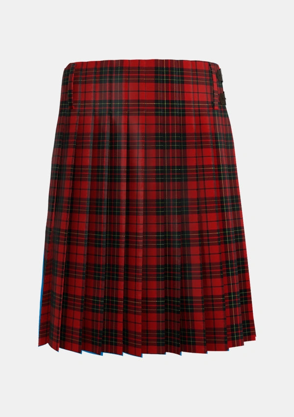 Traditional_Brodie_Clan_Tartan_1193_kilt_back_image_with_pleated_design_and_adjustable_buckles_for_men