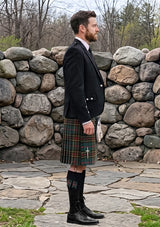 Traditional_Brodie_Hunting_Ancient_Tartan_Kilt_and_Argyle_Jacket_Kilt_Outfit_right_image