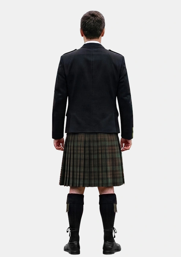 Traditional_Brown_Watch_Tartan_Kilt_and_Argyle_Jacket_Kilt_Outfits_back_image