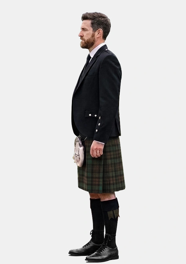 Traditional_Brown_Watch_Tartan_Kilt_and_Argyle_Jacket_Kilt_Outfits_left_image