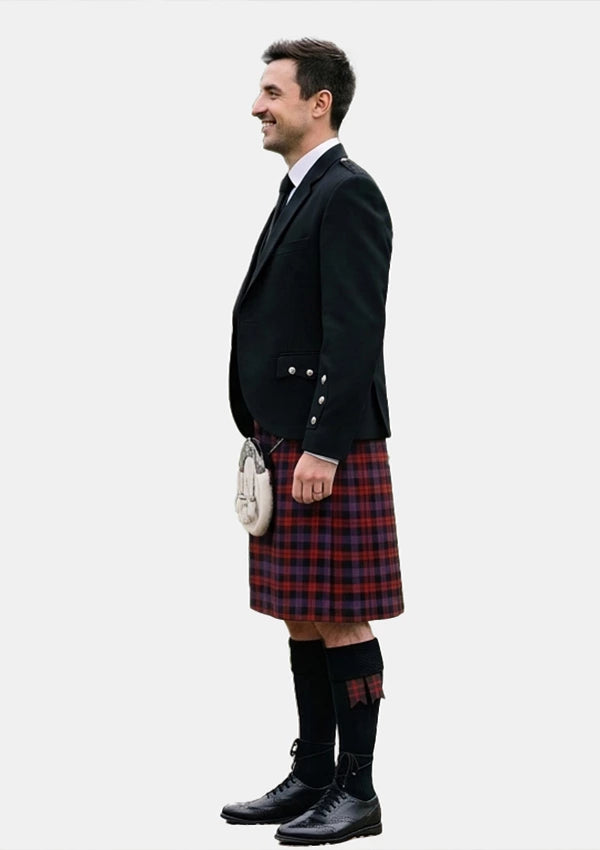 Traditional_Brown_tartan_432_Kilt_and_Argyle_Jacket_Kilt_Outfits_left_image