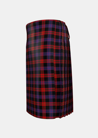 Traditional_Brown_tartan_left_image_with_pleated_design_and_adjustable_buckles_for_men