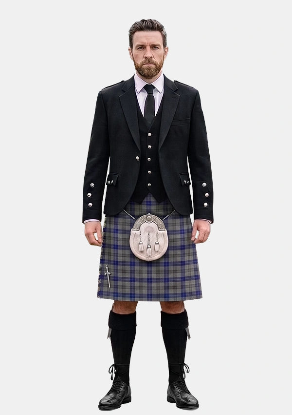 Traditional_Browne_Tartan_6983_Kilt_and_Argyle_Jacket_Kilt_Outfits_front_image
