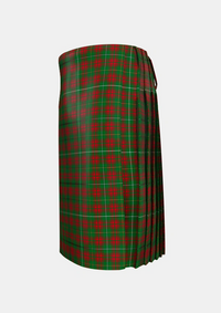 Traditional_Bruce_Hunting_Tartan_1816_kilt_left_image_with_pleated_design_and_adjustable_buckles_for_men