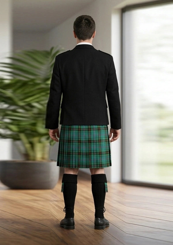 Traditional_Bruce_tartan_Kilt_and_Argyle_Jacket_Kilt_Outfit_back_image