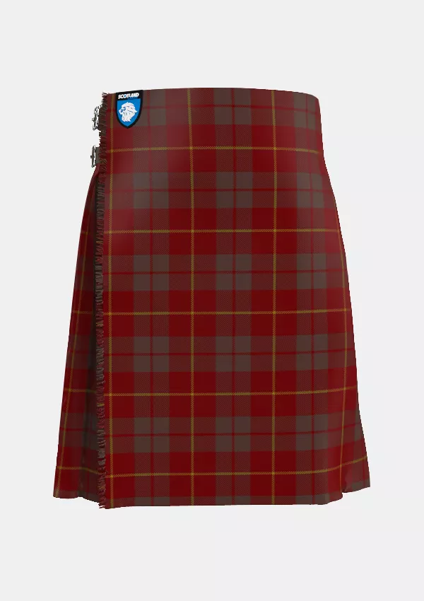 Traditional_Bryce_Tartan_1537_kilt_front_image_with_pleated_design_and_adjustable_buckles_for_men