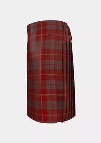 Traditional_Bryce_Tartan_1537_kilt_left_image_with_pleated_design_and_adjustable_buckles_for_men