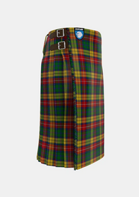 Traditional_Buchanan_1850_Official_Tartan_151_kilt_right_image_with_pleated_design_and_adjustable_buckles_for_men