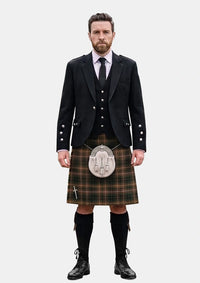 Traditional_Buchanan_Hunting_Modern_Tartan_Kilt_and_Argyle_Jacket_Kilt_Outfits_front_image