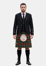 Traditional_Buchanan_Muted_Tartan_Kilt_and_Argyle_Jacket_Kilt_Outfits_front_image