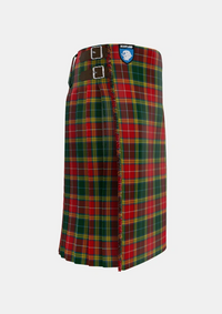 Traditional_Buchanan_of_Leny_Tartan_171_kilt_right_image_with_pleated_design_and_adjustable_buckles_for_men