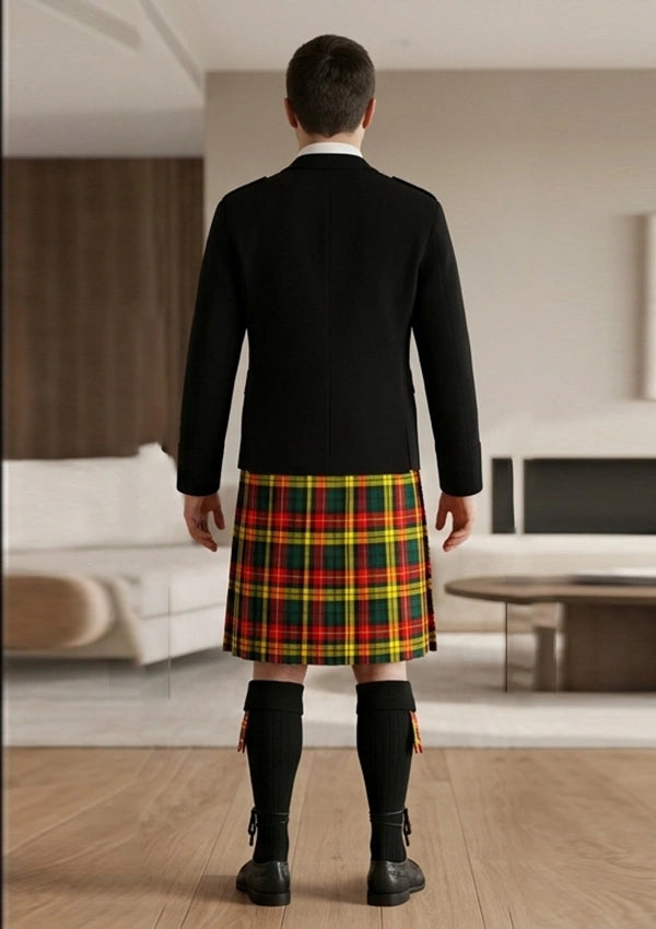 Traditional_Buchanan_tartan_Kilt_and_Argyle_Jacket_Kilt_Outfit_back_image
