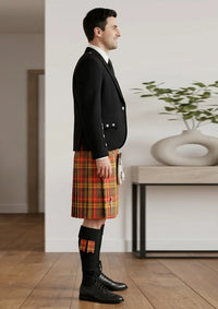 Traditional_Buchnan_Weathered_Tartan_Kilt_and_Argyle_Jacket_Kilt_Outfit_right_image