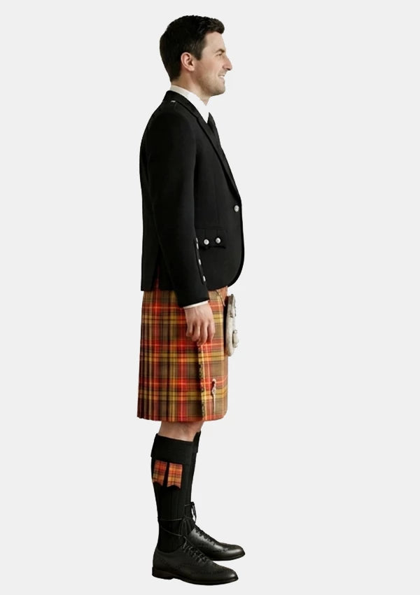 Traditional_Buchnan_Weathered_Tartan_Kilt_and_Argyle_Jacket_Kilt_Outfits_right_image