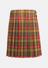 Traditional_Buchnan_Weathered_Tartan_kilt_back_image_with_pleated_design_and_adjustable_buckles_for_men
