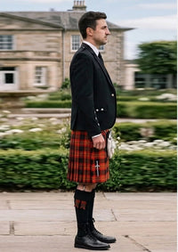 Traditional_Burke_Kevin_Tartan_10418_Kilt_and_Argyle_Jacket_Kilt_Outfit_right_image