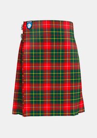 Traditional_Burnett_Modern_Tartan_kilt_front_image_with_pleated_design_and_adjustable_buckles_for_men