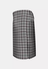 Traditional_Caledonian_Bloom_Tartan_11810_kilt_left_image_with_pleated_design_and_adjustable_buckles_for_men
