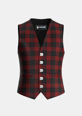 Traditional_Cameron_Black_Red_Tartan_1186_Waistcoat_front_image