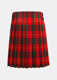 Traditional_Cameron_Clan_Modern_Tartan_kilt_back_image_with_pleated_design_and_adjustable_buckles_for_men