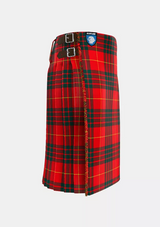 Traditional_Cameron_Clan_Modern_Tartan_kilt_right_image_with_pleated_design_and_adjustable_buckles_for_men