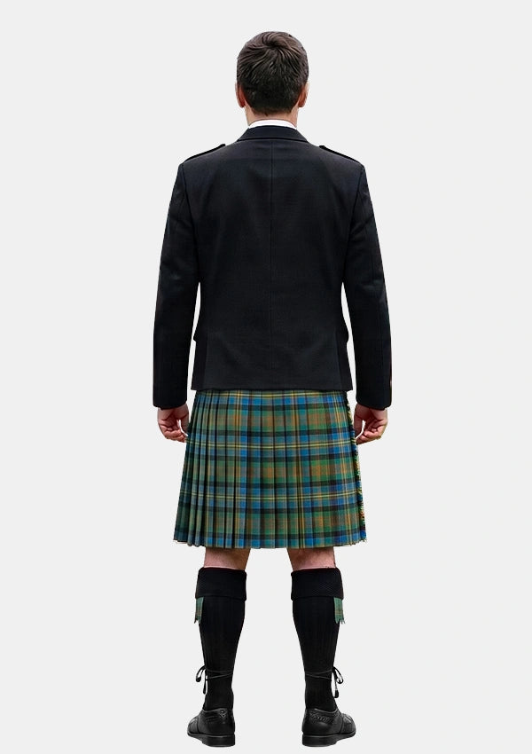 Traditional_Cameron_of_Erracht_Ancient_Tartan_Kilt_and_Argyle_Jacket_Kilt_Outfits_back_image