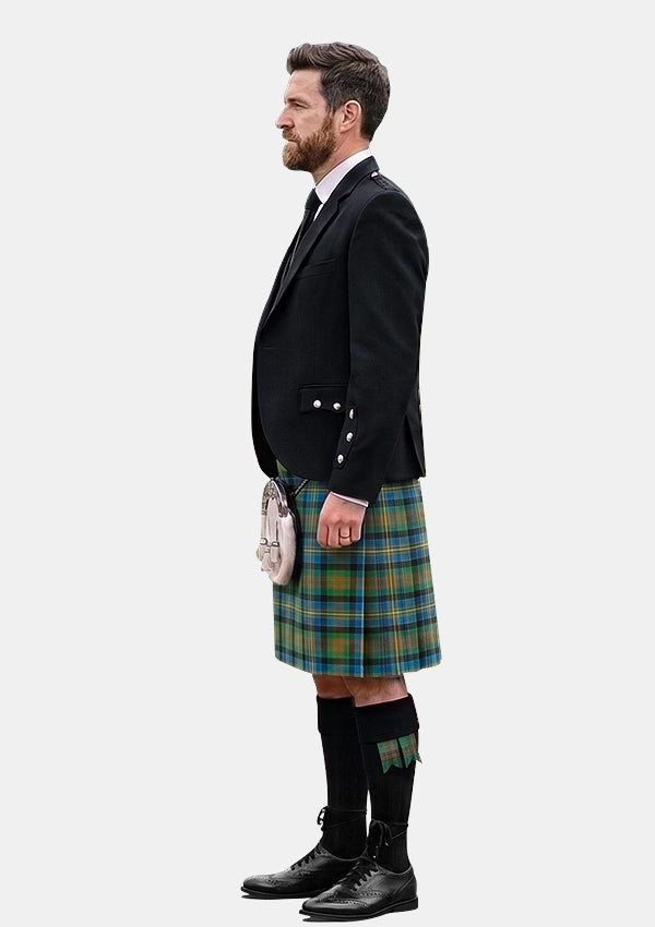 Traditional_Cameron_of_Erracht_Ancient_Tartan_Kilt_and_Argyle_Jacket_Kilt_Outfits_left_image