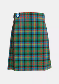 Traditional_Cameron_of_Erracht_Ancient_Tartan_kilt_front_image_with_pleated_design_and_adjustable_buckles_for_men