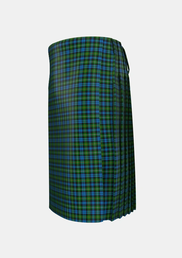 Traditional_Campbell_of_Argyll_2_Tartan_9_kilt_left_image_with_pleated_design_and_adjustable_buckles_for_men