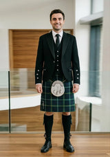 Traditional_Campbell_of_Argyll_Modern_Tartan_Kilt_and_Argyle_Jacket_Kilt_Outfit_front_image