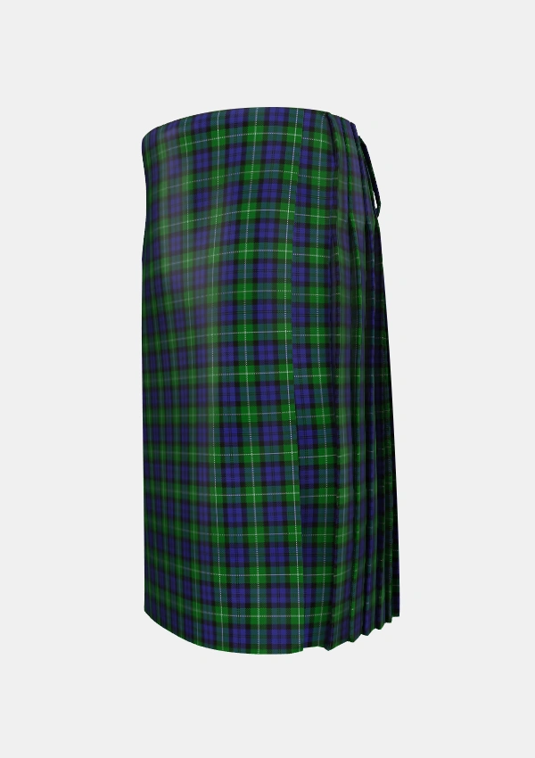 Traditional_Campbell_of_Argyll_Smiths_Tartan_8_kilt_left_image_with_pleated_design_and_adjustable_buckles_for_men