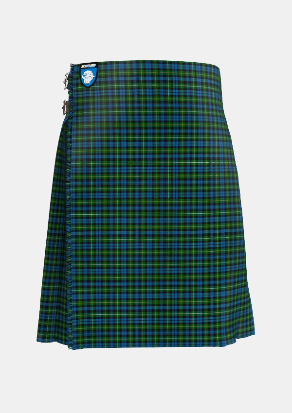 Traditional_Campbell_of_Argyll_no_guards_Tartan_7157_kilt_front_image_with_pleated_design_and_adjustable_buckles_for_men
