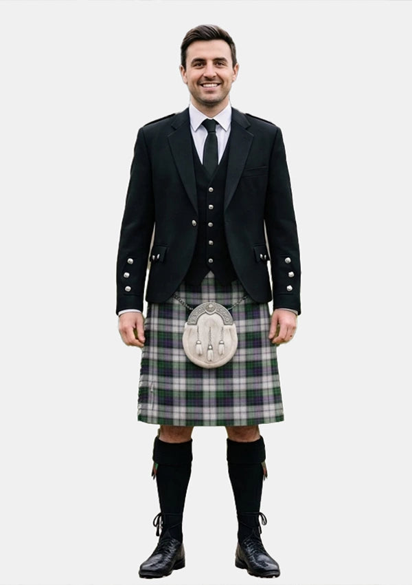 Traditional_Campbell_of_Cawdor_Dress_tartan_1975_Kilt_and_Argyle_Jacket_Kilt_Outfits_front_image