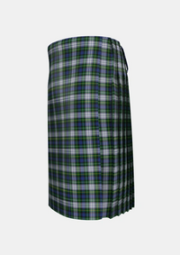 Traditional_Campbell_of_Lochnell_Dress_Tartan_1963_kilt_left_image_with_pleated_design_and_adjustable_buckles_for_men