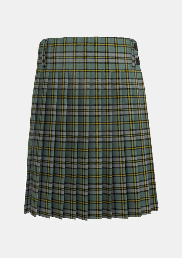 Traditional_Cape_Breton_Tartan_kilt_back_image_with_pleated_design_and_adjustable_buckles_for_men