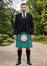 Traditional_Carmichael_Ancient_Tartan_Kilt_and_Argyle_Jacket_Kilt_Outfit_front_image