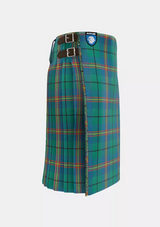 Traditional_Carmichael_Ancient_Tartan_kilt_right_image_with_pleated_design_and_adjustable_buckles_for_men