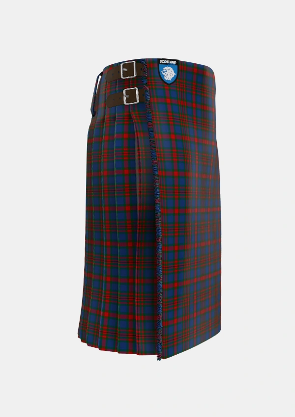 Traditional_Carnegie_3_Tartan_1153_kilt_right_image_with_pleated_design_and_adjustable_buckles_for_men