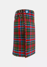 Traditional_Carolina_State_Tartan_kilt_right_image_with_pleated_design_and_adjustable_buckles_for_men