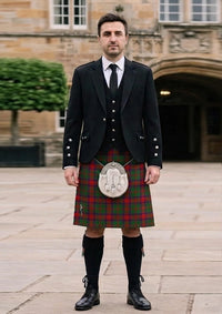 Traditional_Carrick_Tartan_1389_Kilt_and_Argyle_Jacket_Kilt_Outfit_front_image