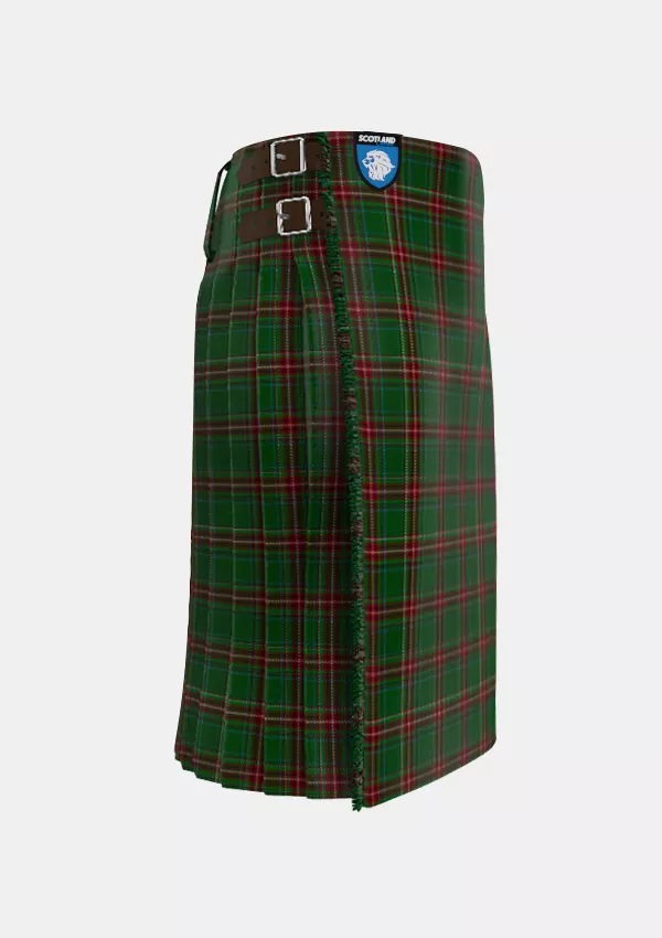 Traditional_Carroll_O_Reed_Tartan_4471_kilt_right_image_with_pleated_design_and_adjustable_buckles_for_men