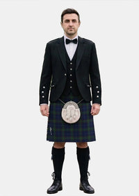 Traditional_Carruthers_George_Tartan_11699_Kilt_and_Argyle_Jacket_Kilt_Outfits_front_image