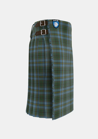 Traditional_Carter_Tartan_kilt_10259_right_image_with_pleated_design_and_adjustable_buckles_for_men