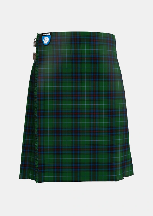 Traditional_Cash_MacTavish_Tartan_12604_kilt_front_image_with_pleated_design_and_adjustable_buckles_for_men